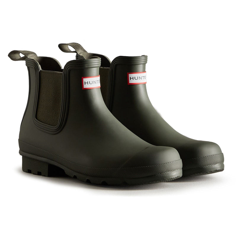 Hunter Original Chelsea Gummistiefel Für Herren In Dunkeloliv