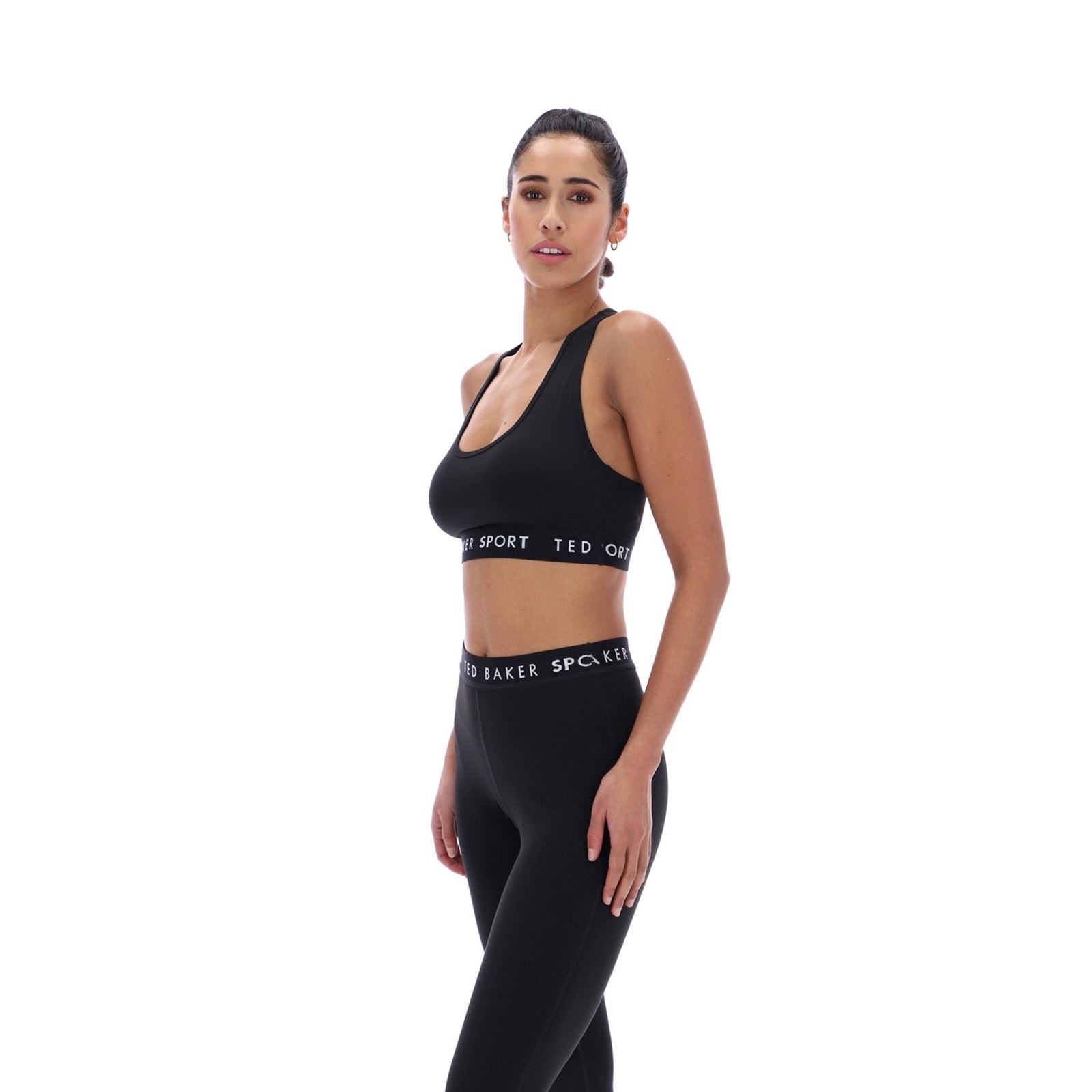 Ted Baker DIANA TBWSBA2525 Polyester Damen Schwarze Farber Sport-Bh