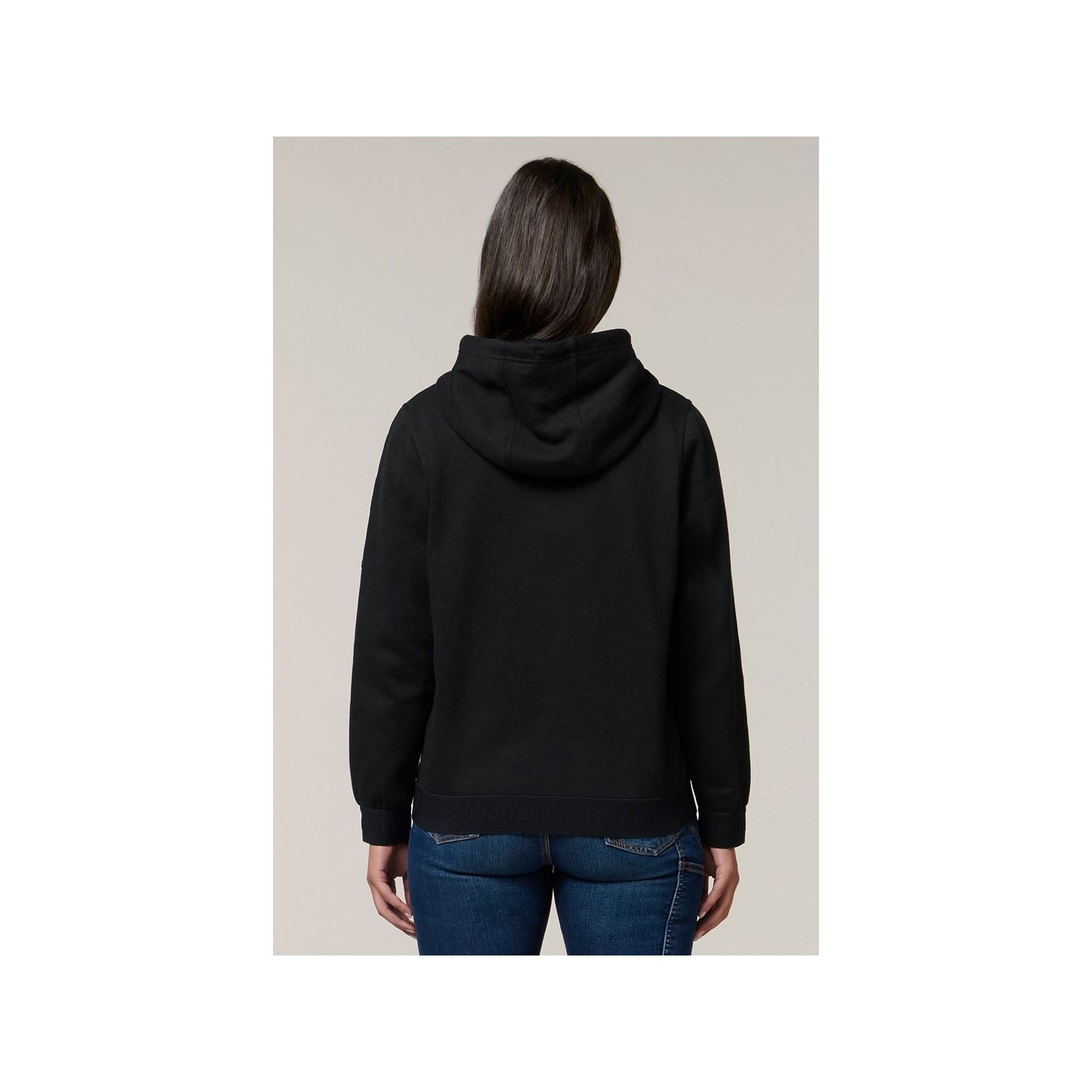 Hard Yakka Gladiator Baumwolle Damen Schwarz Kapuzenpullover