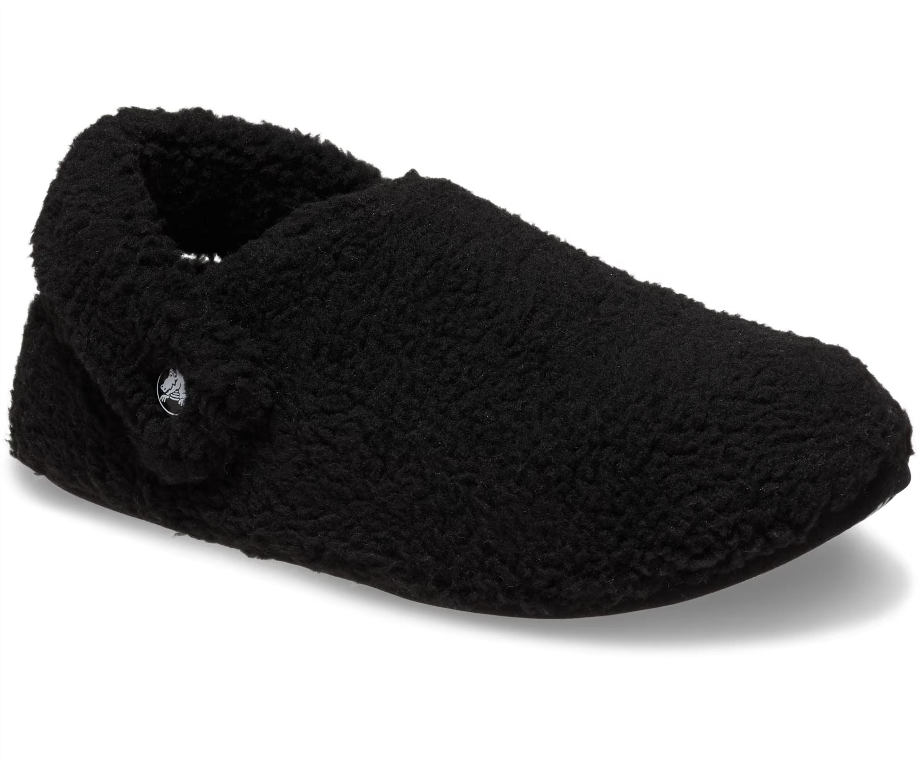 Crocs Classic Cozzzy Damen Schwarze Hausschuhe