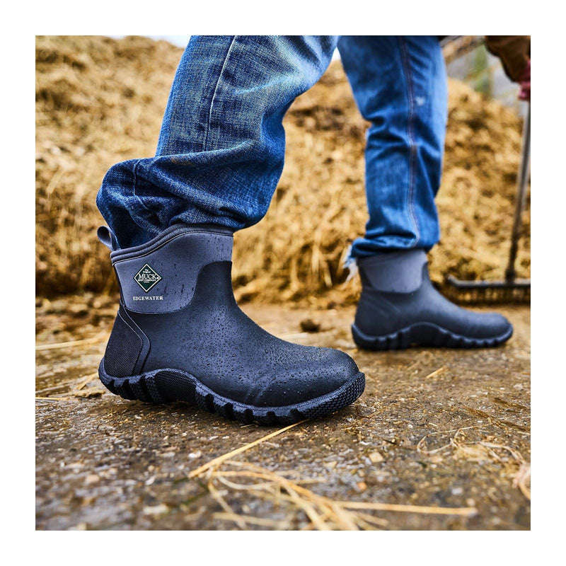 Muck Boots Edgewater Classic 6” Ankle Gummistiefel Schwarz