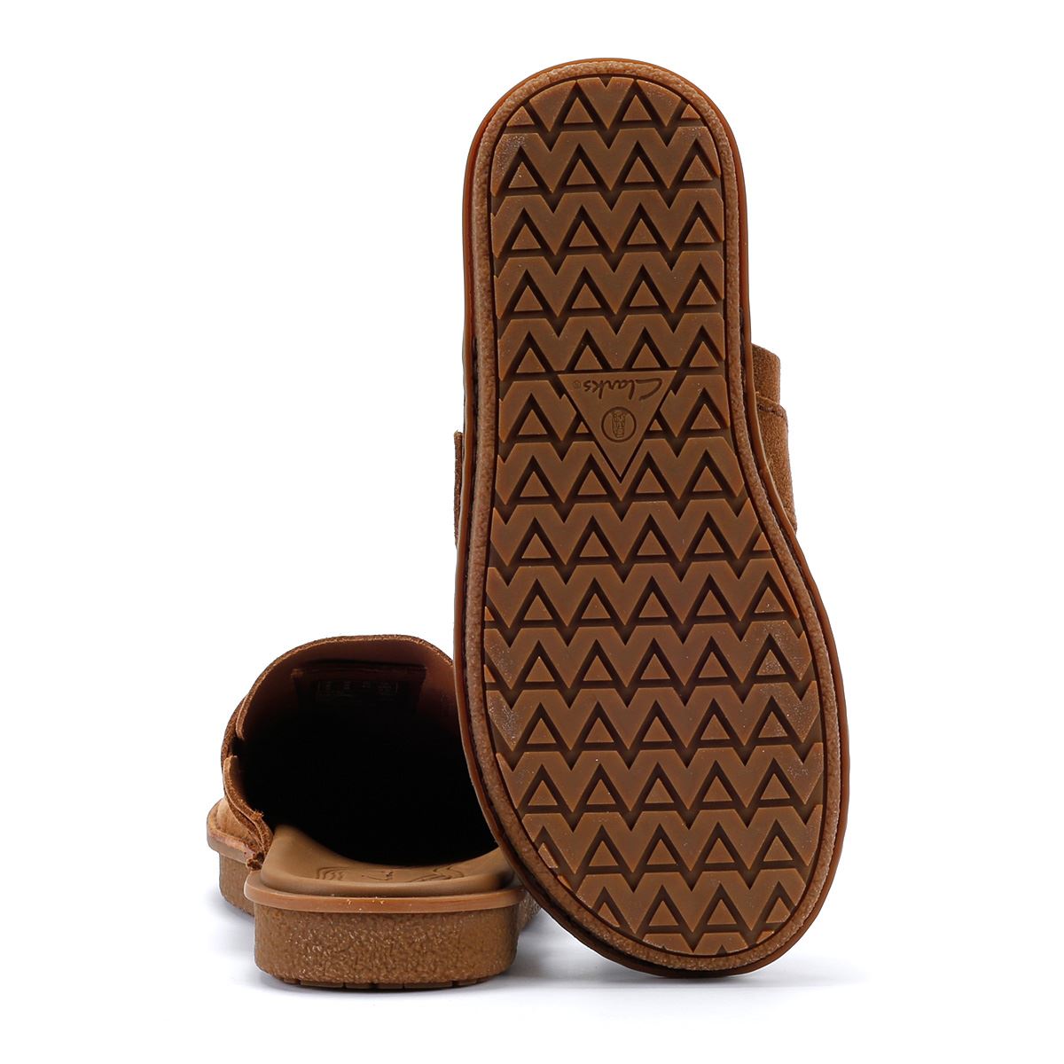 Clarks Main Litton Herren Clogs Cola Wildleder