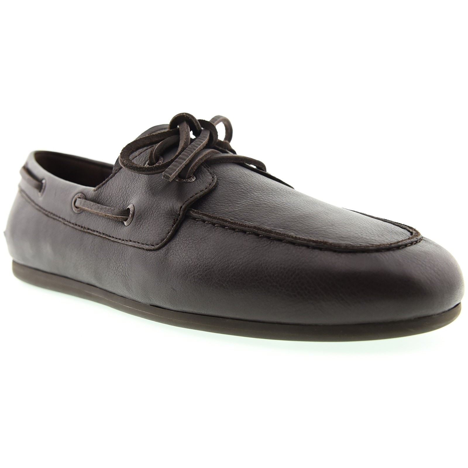 Sperry Slimboat Boat Leder Herren Dunkelbraune Bootsschuhe