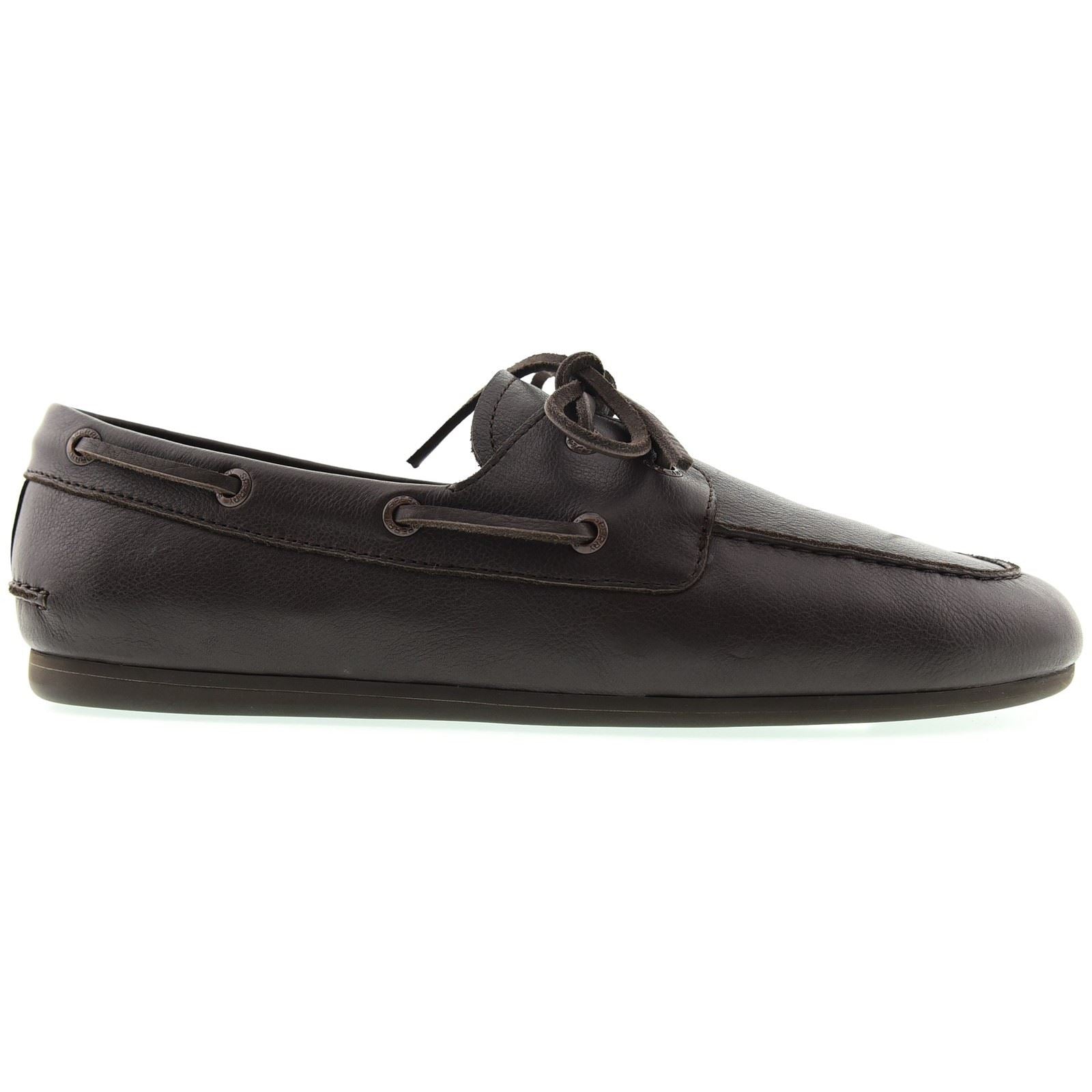 Sperry Slimboat Boat Leder Herren Dunkelbraune Bootsschuhe