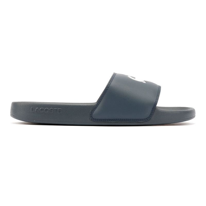 Lacoste Serve Slide 0.0 Herren Blaue Pantoletten