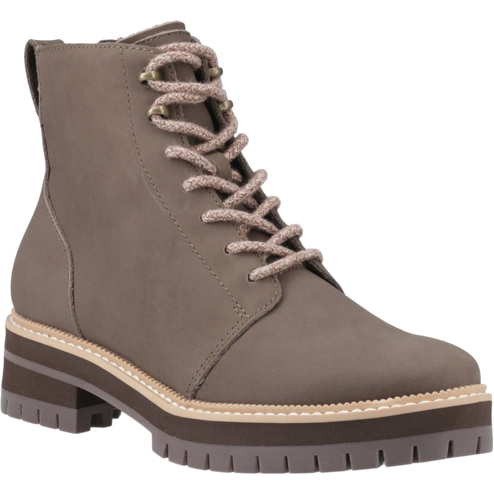 TOMS Wylder Leder Damen Grün Stiefel