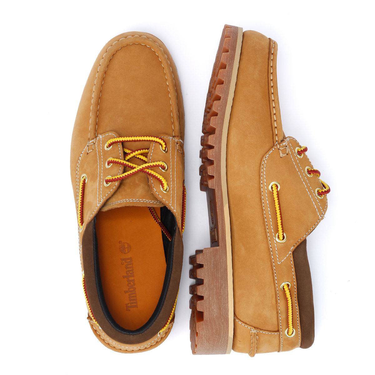 Timberland Authentic Leder Herren Braune Schnürschuhe
