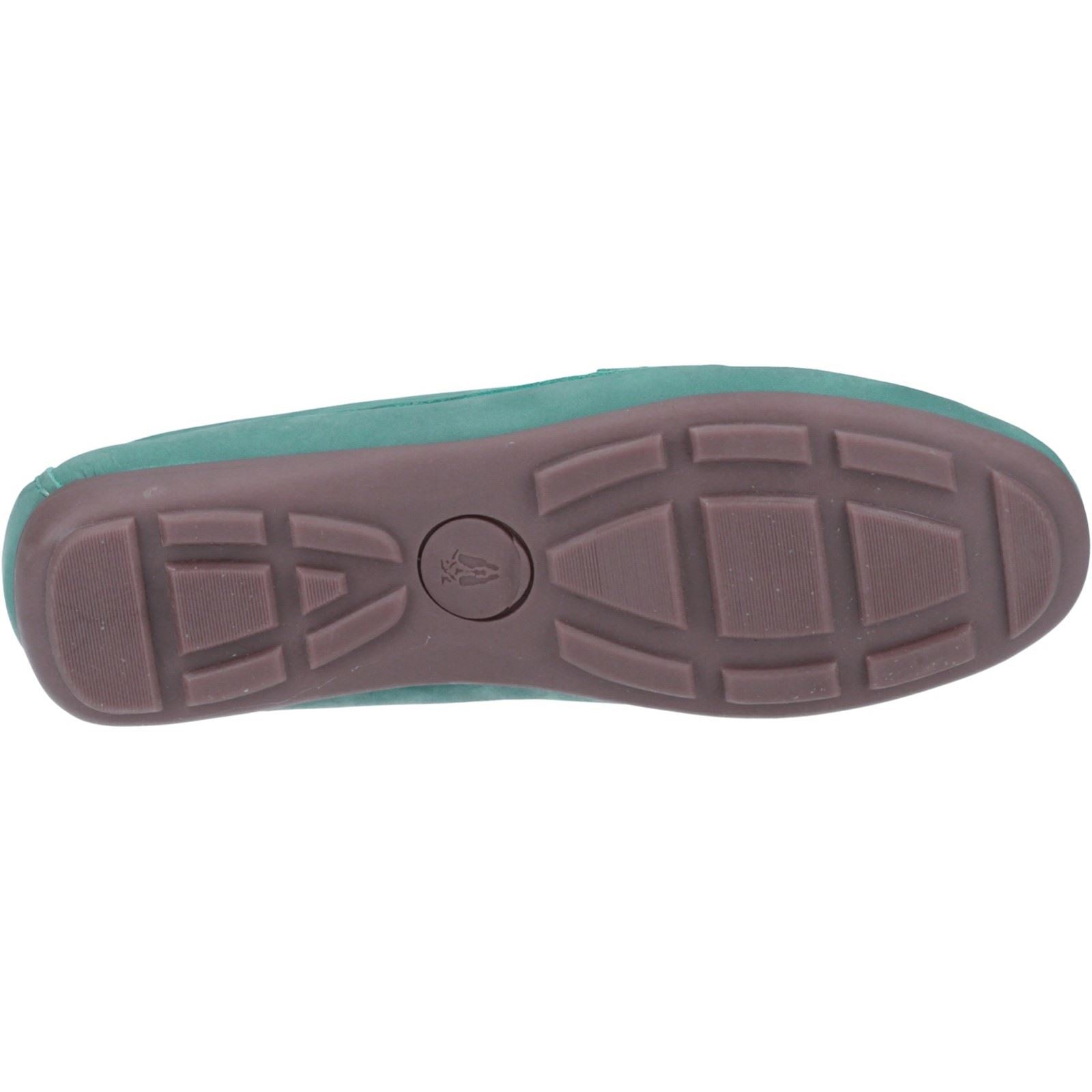 Hush Puppies Maggie Leder Damenhimmelblaue Loafer