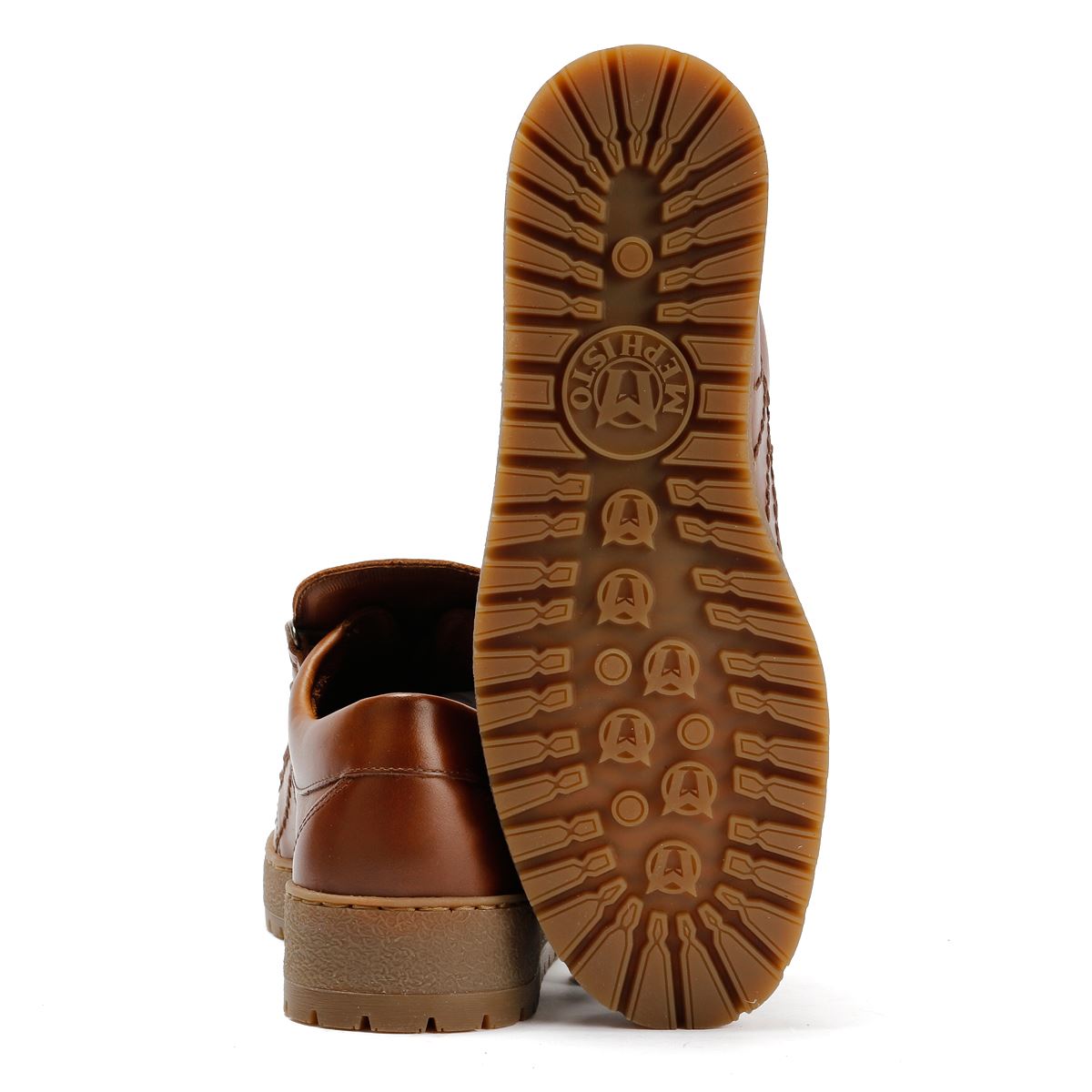 Mephisto Rainbow Heritage 4778 Herren Leder Braune Schnürschuhe