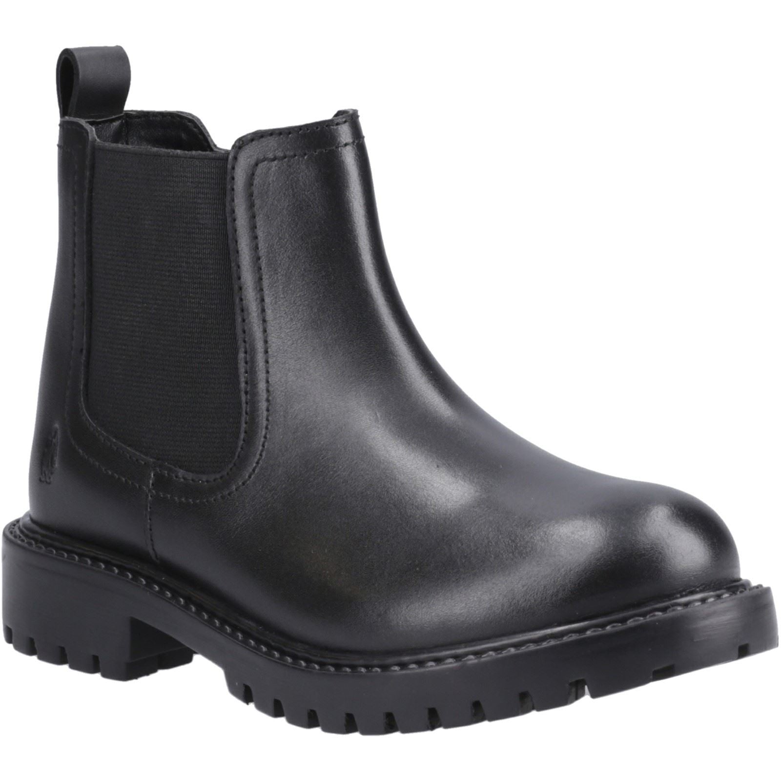 Hush Puppies Ariella Chelsea Mädchen Schwarze Farbe Lederstiefel