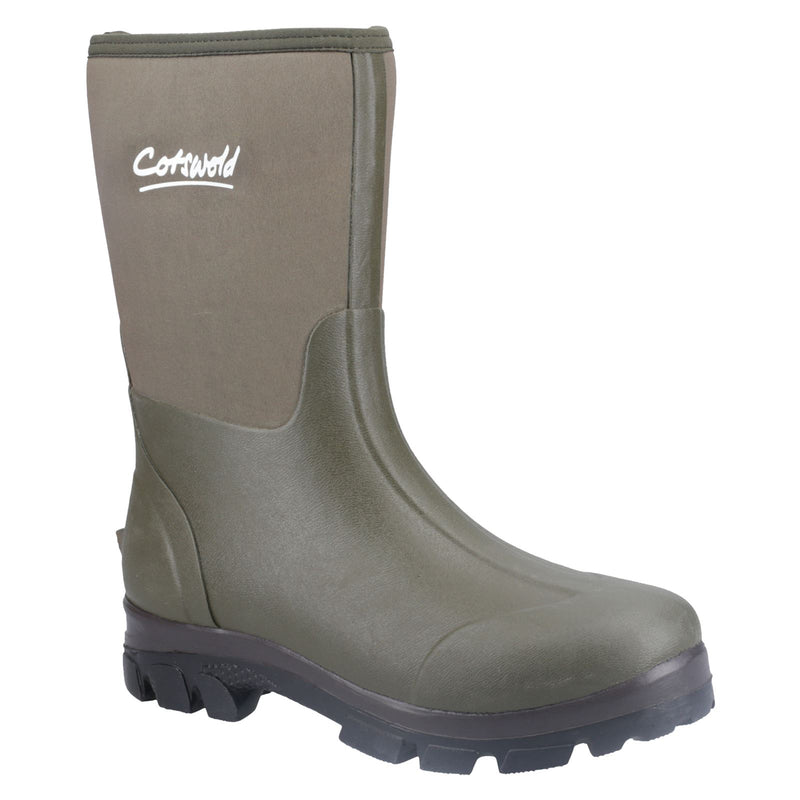 Cotswold Kensington Lederne Grüne Gummistiefel