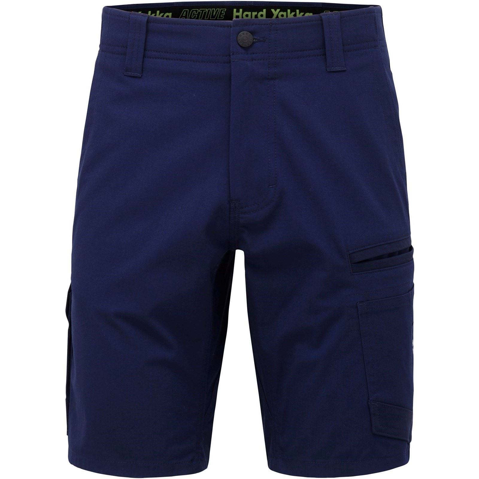 Hard Yakka Raptor Active Baumwoll Männer Kurze Blaue Shorts Bis Zum Knie