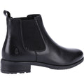 Hush Puppies Sammie Damen Chelsea Stiefel aus Schwarzem Leder