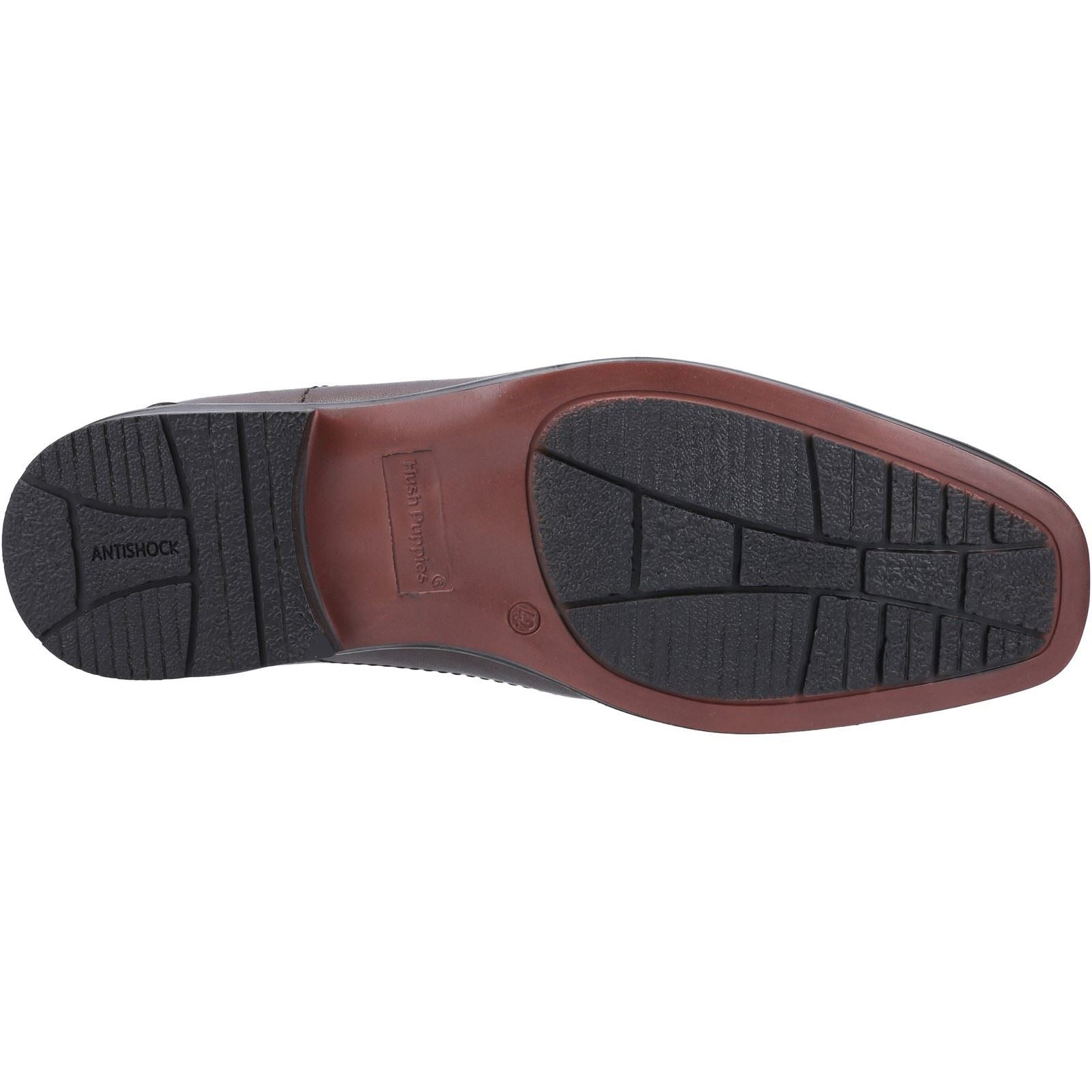 Hush Puppies Brody Herrenschuhe Aus Dunkelbraunem Leder Zum Hineinschlüpfen