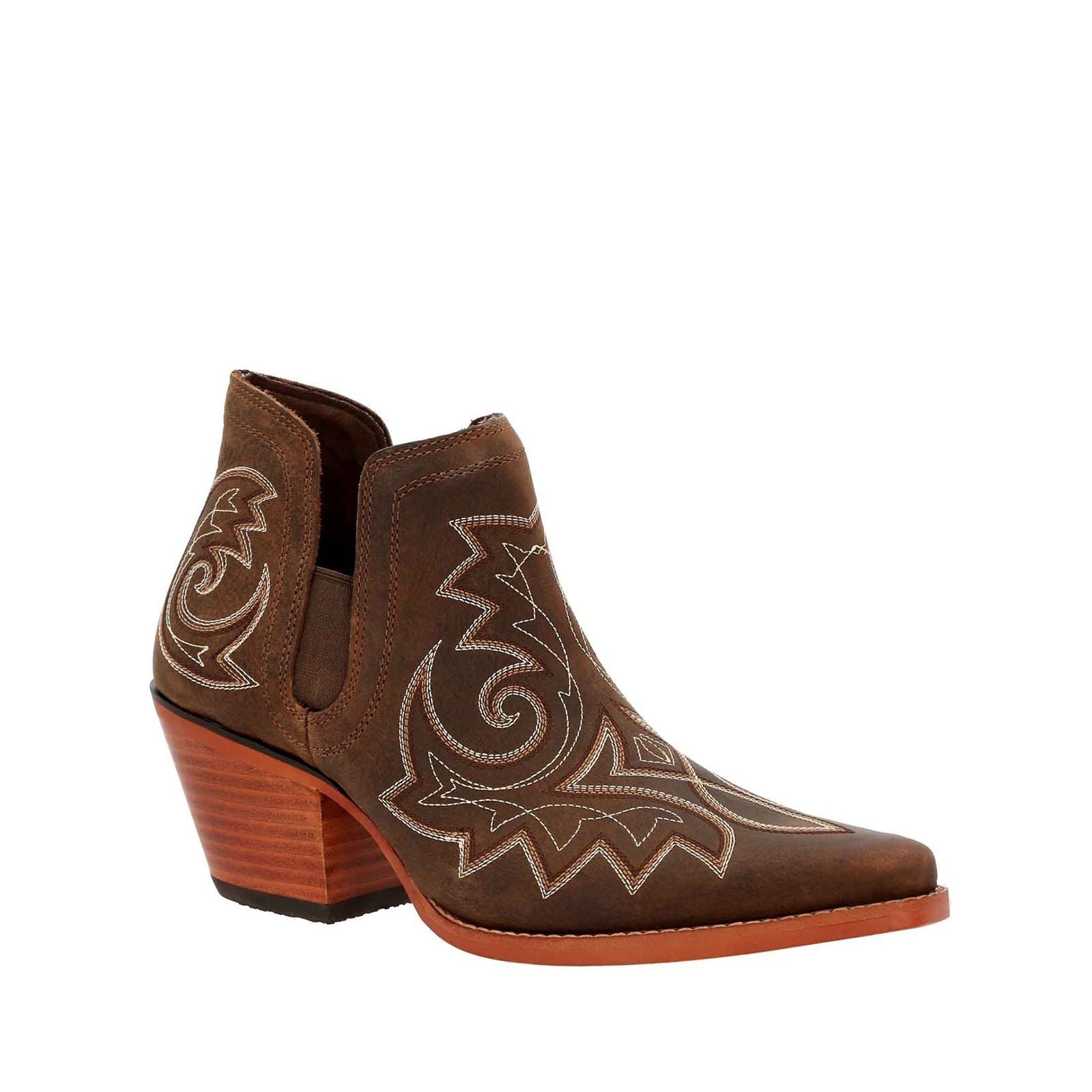 Durango Crush Leder Damen Kaffee Stiefel
