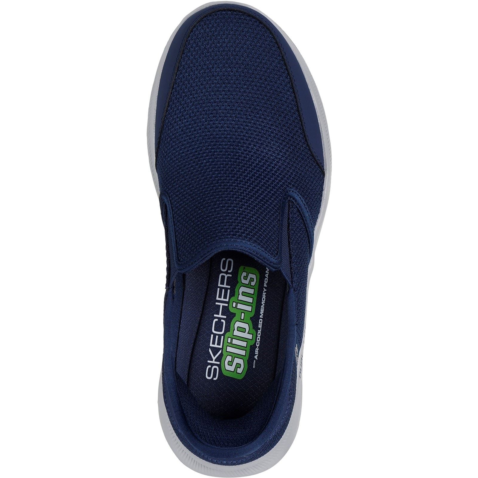 Skechers Equalizer 5.0 Drayze Synthetik Herren Sneaker In Marineblau