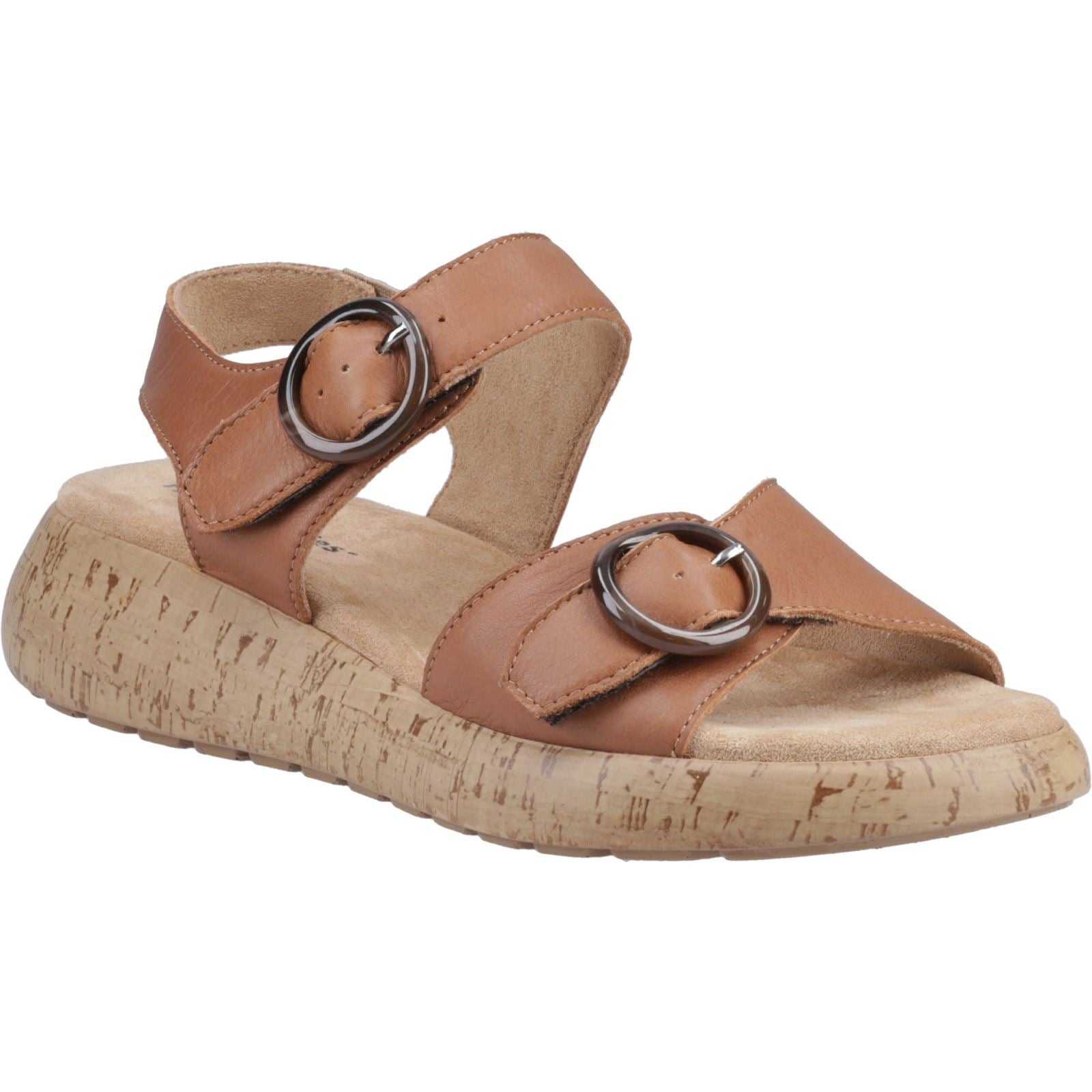 Hush Puppies Alison Damen Sandalen Aus Leder In Tan