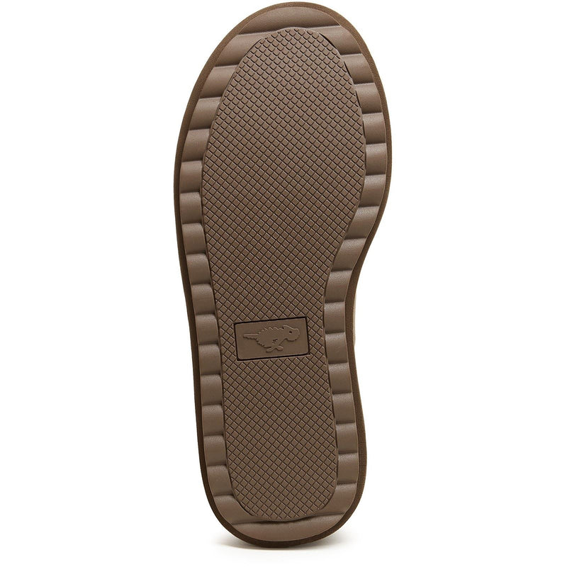 Rocket Dog Heyday Damen Flache Chelsea Stiefel aus dunkelbraunem Polyurethan