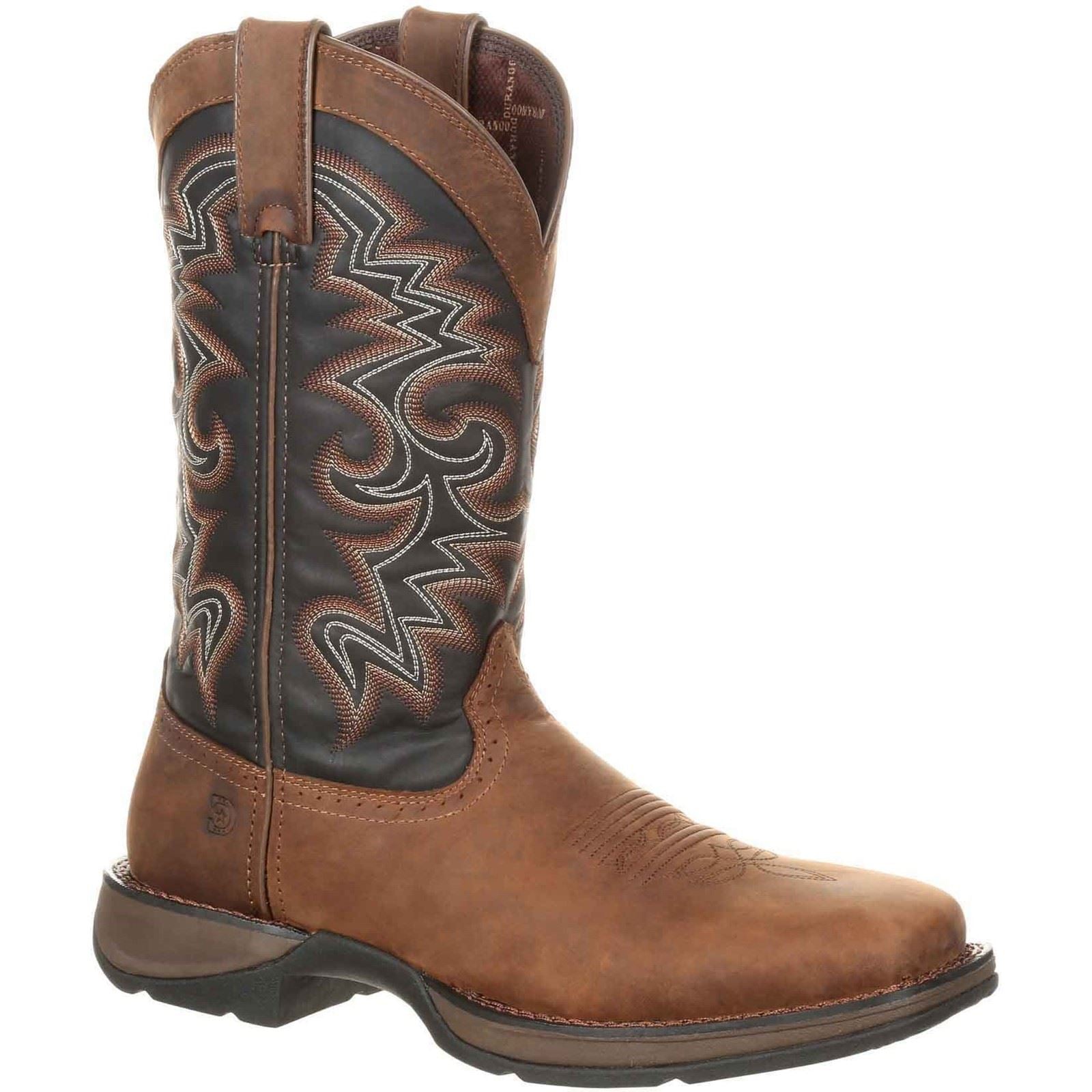 Durango Rebel Herren Stiefel Aus Leder In Schokoladenbraun/Mitternachtsblau