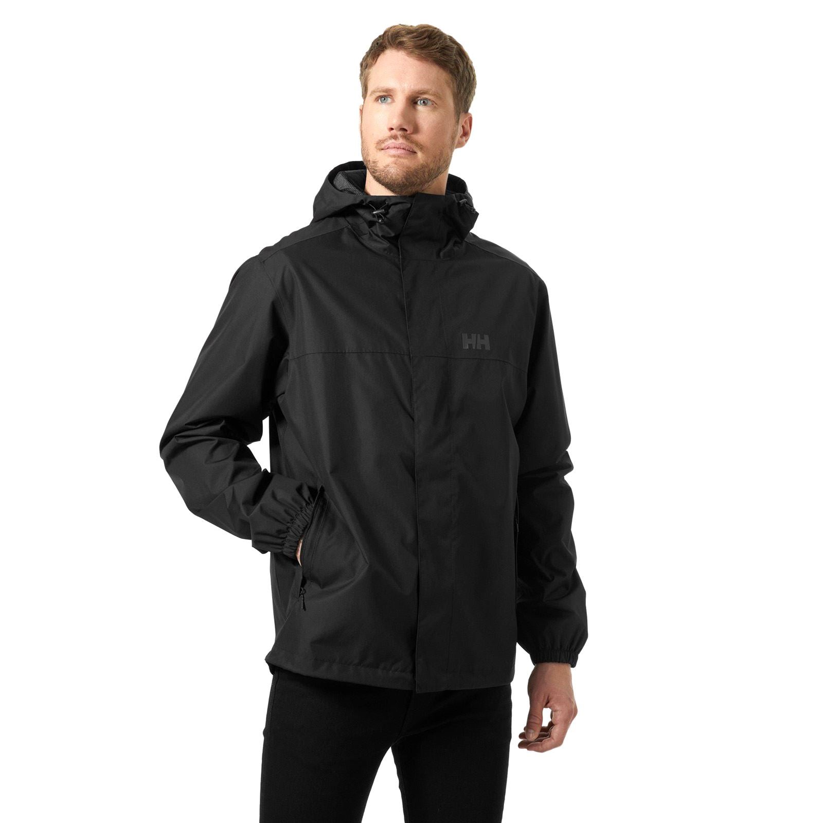 Helly Hansen Sport Vancouver Rain Jacket Herren Schwarze Farbe Regenjacke