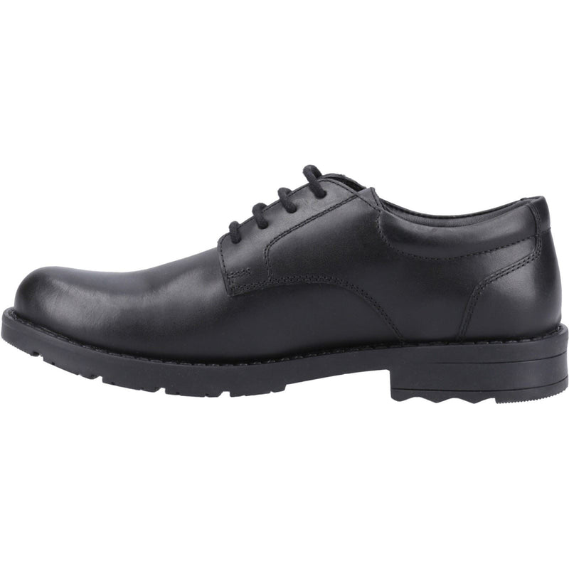 Hush Puppies Bruno Senior Lederschuhe In Schwarz Für Jungen