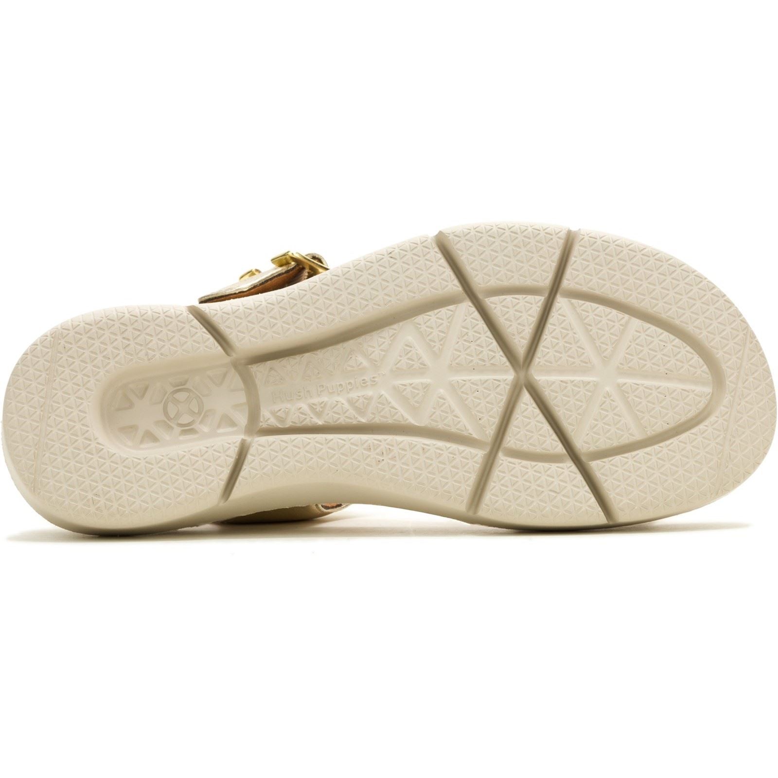 Hush Puppies Uplift Damen Sandalen Aus Champagner-Leder