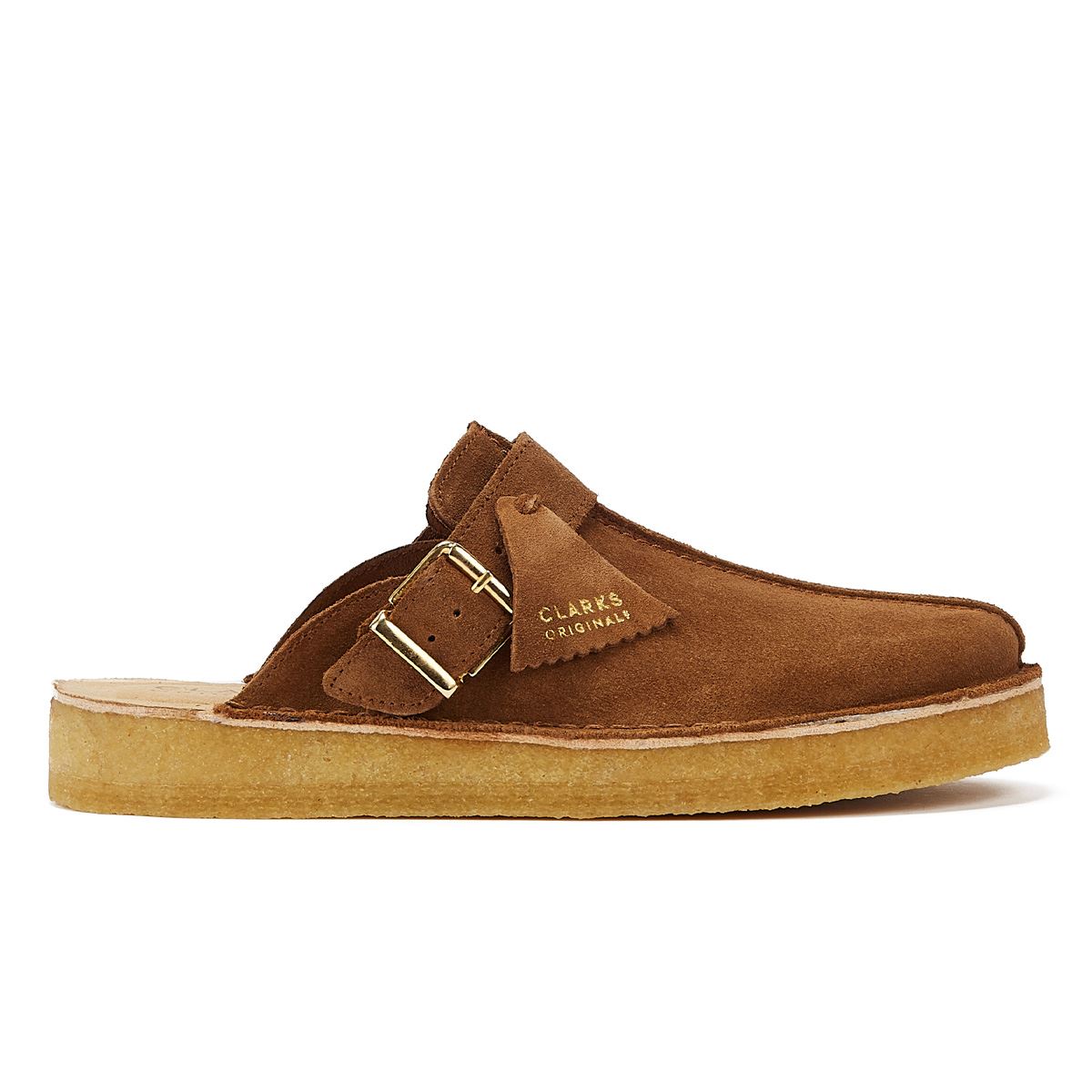 Clarks Trek Mule Wildleder Herren Braun Sandalen