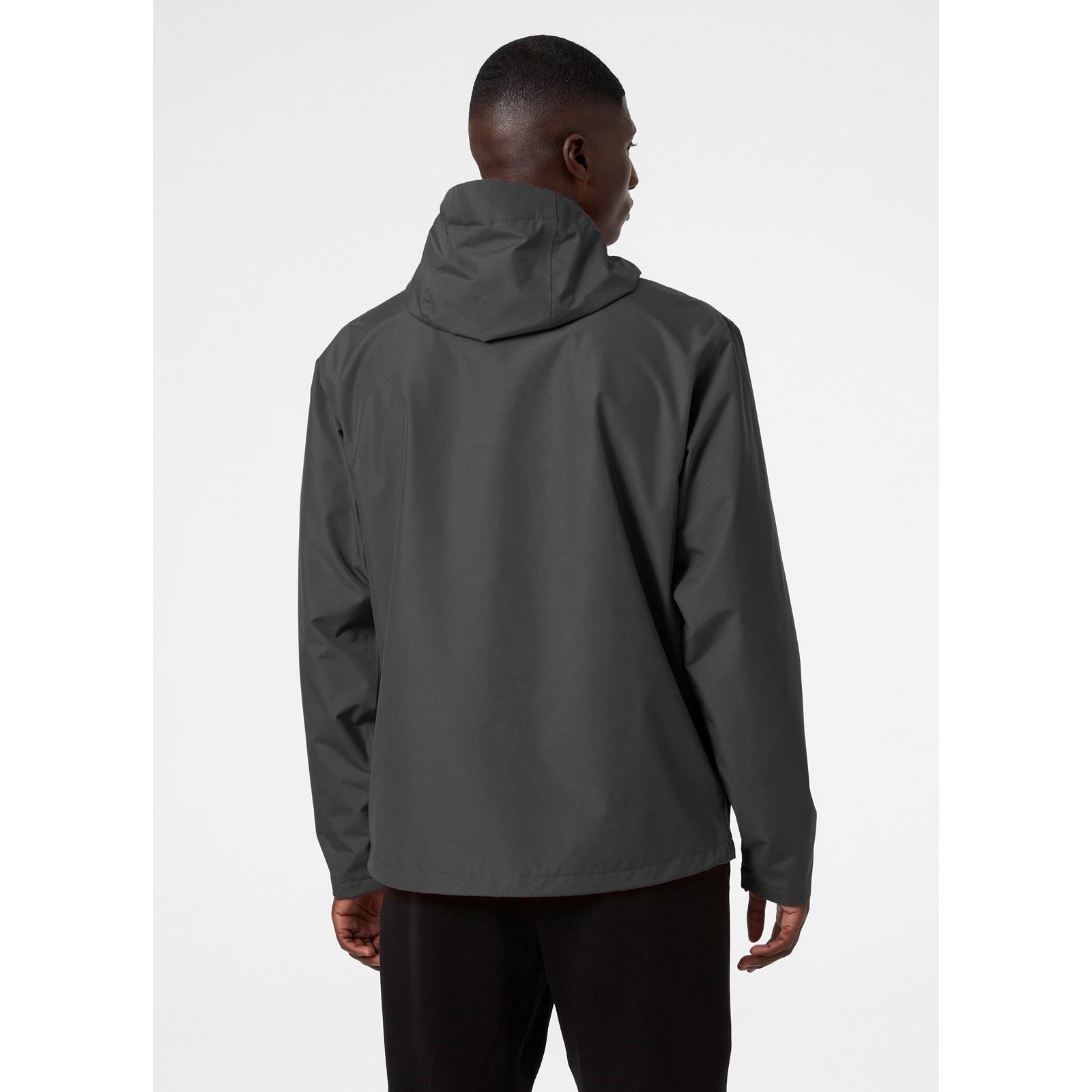 Helly Hansen Sport Seven J Herren Graue Regenjacke