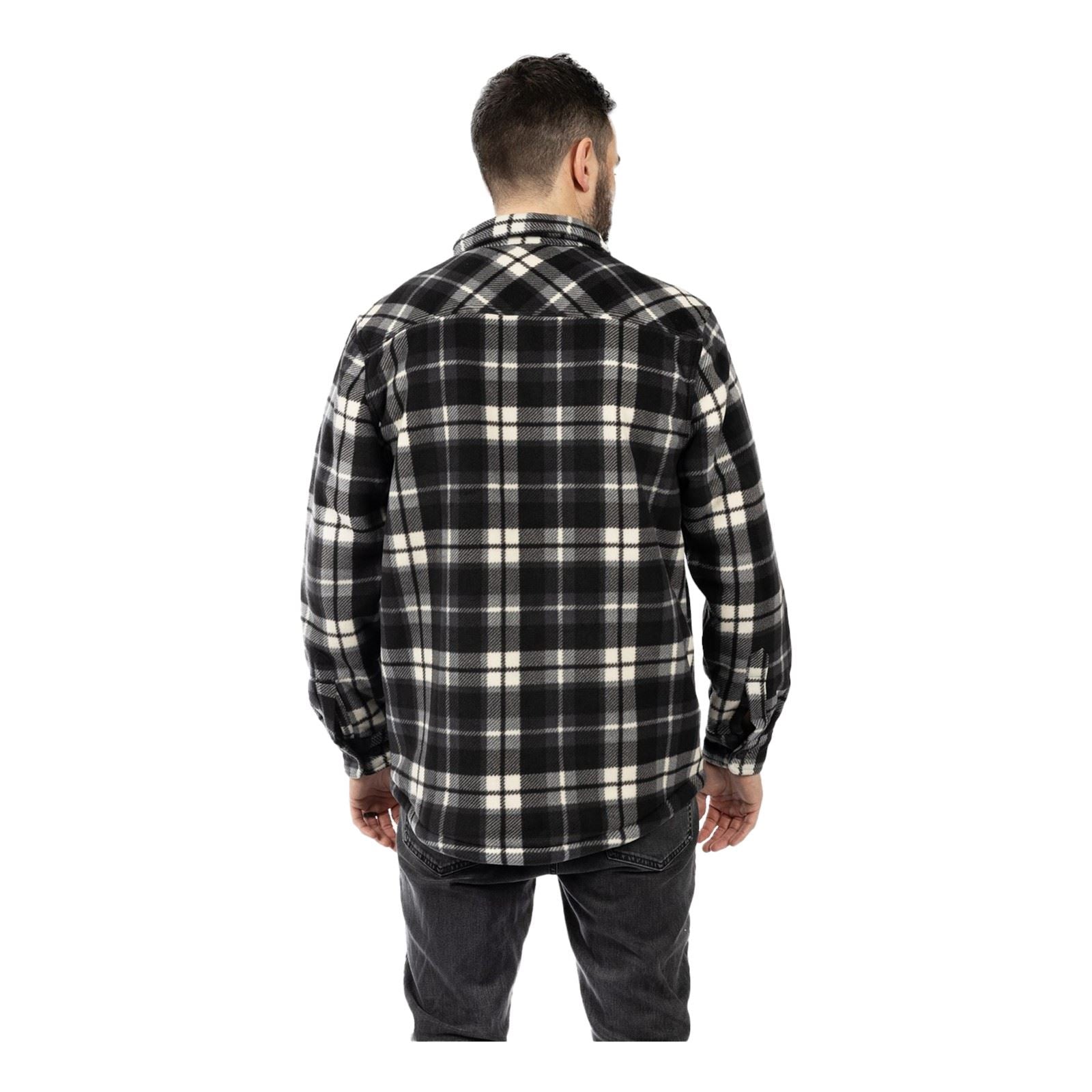 Hard Yakka Sherpa Herren Graue Fleecejacke