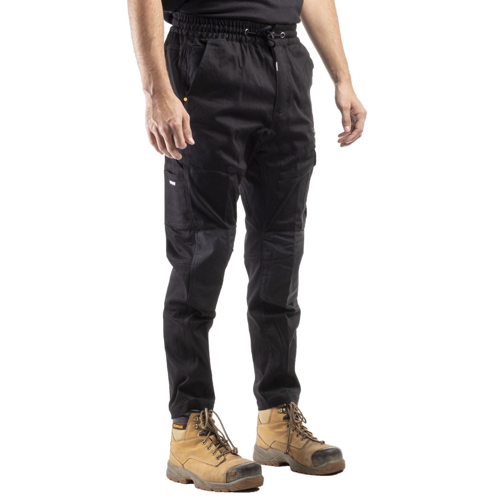Caterpillar Dynamic Baumwoll Herren Schwarze Farbe Outdoor Hosen