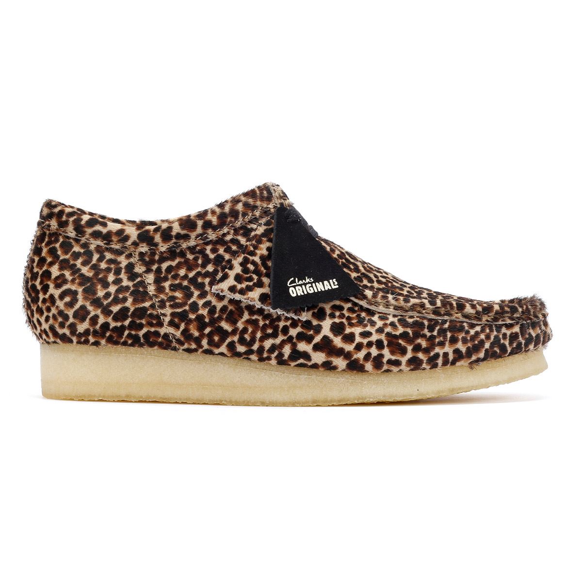 Clarks Originals Wallabee Harajuku Hair-On Leder Herren Braune Schnürschuhe