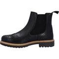 Hunter Cawdor Schwarze Farbe Herrenlederstiefel