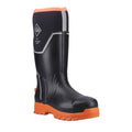 Muck Boots Grit S5 Herren Gummistiefel Schwarz/Orange