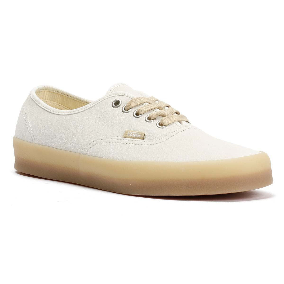 Vans Authentic Crepe Leder Herren Weiße Sneakers
