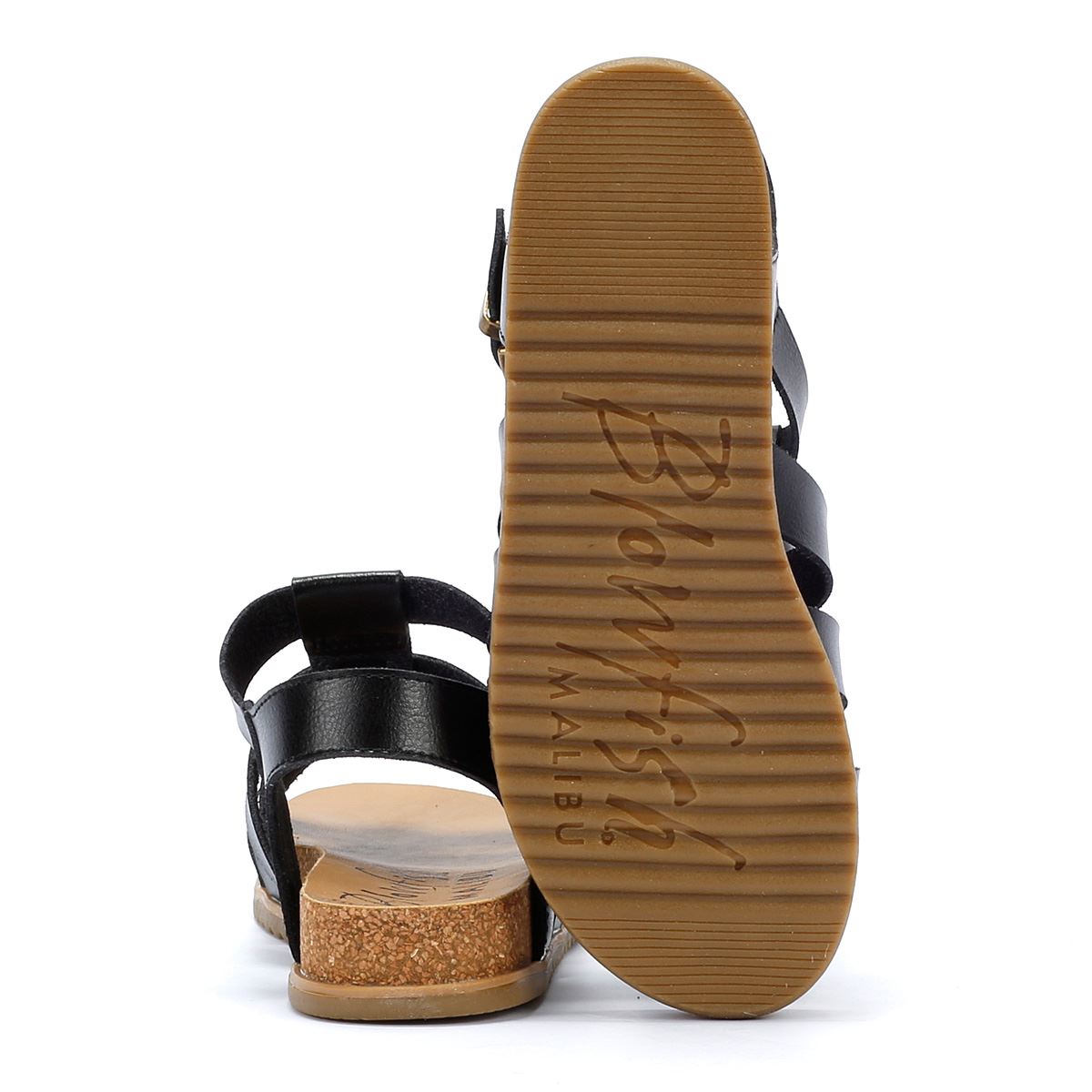 Blowfish Malibu Fillip Dyecut Damen Schwarze Sandalen