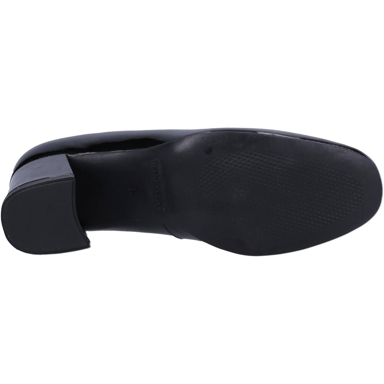 Hush Puppies Alicia Leder Damen Schwarze Absätze