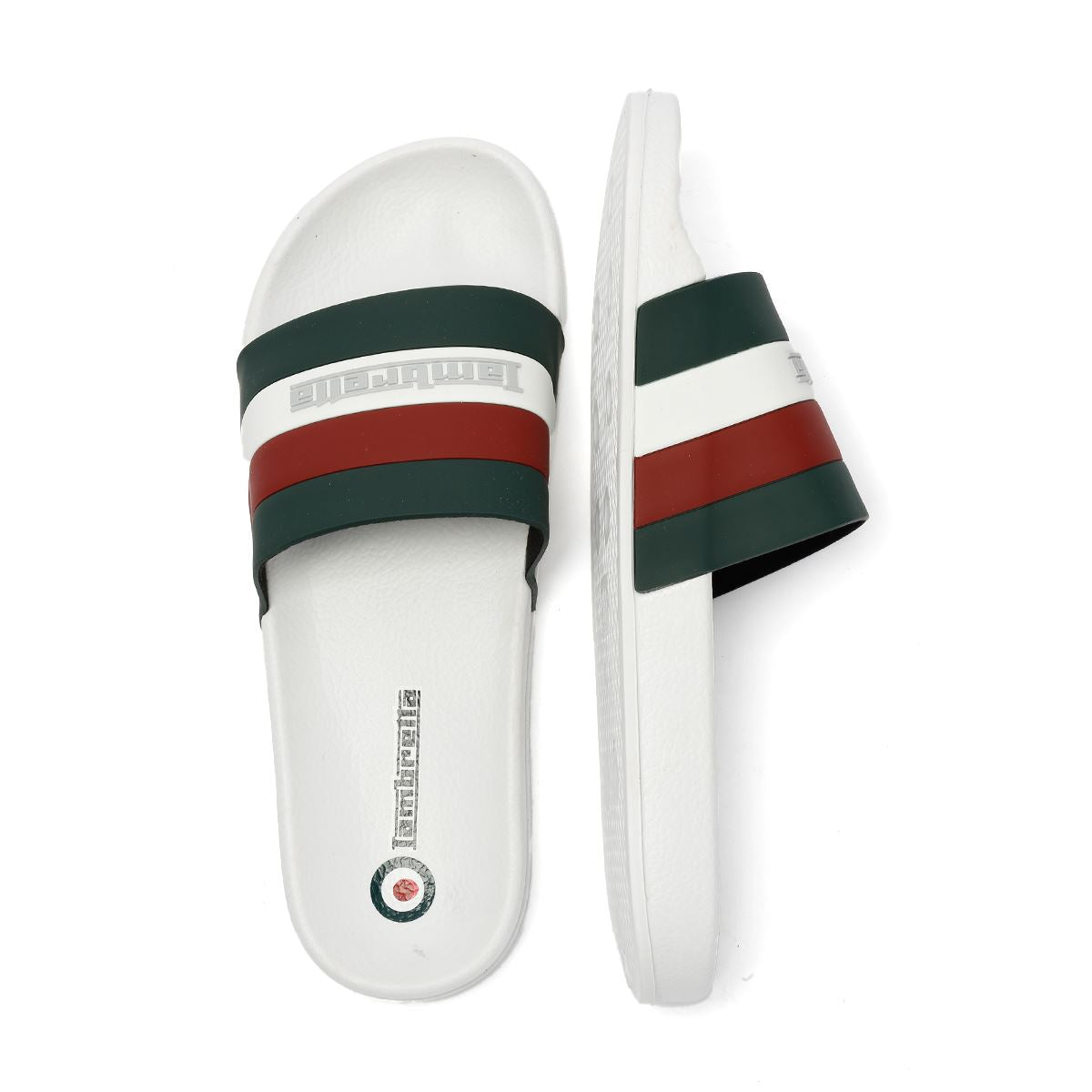 Lambretta Prince Herren Weiße Sandalen