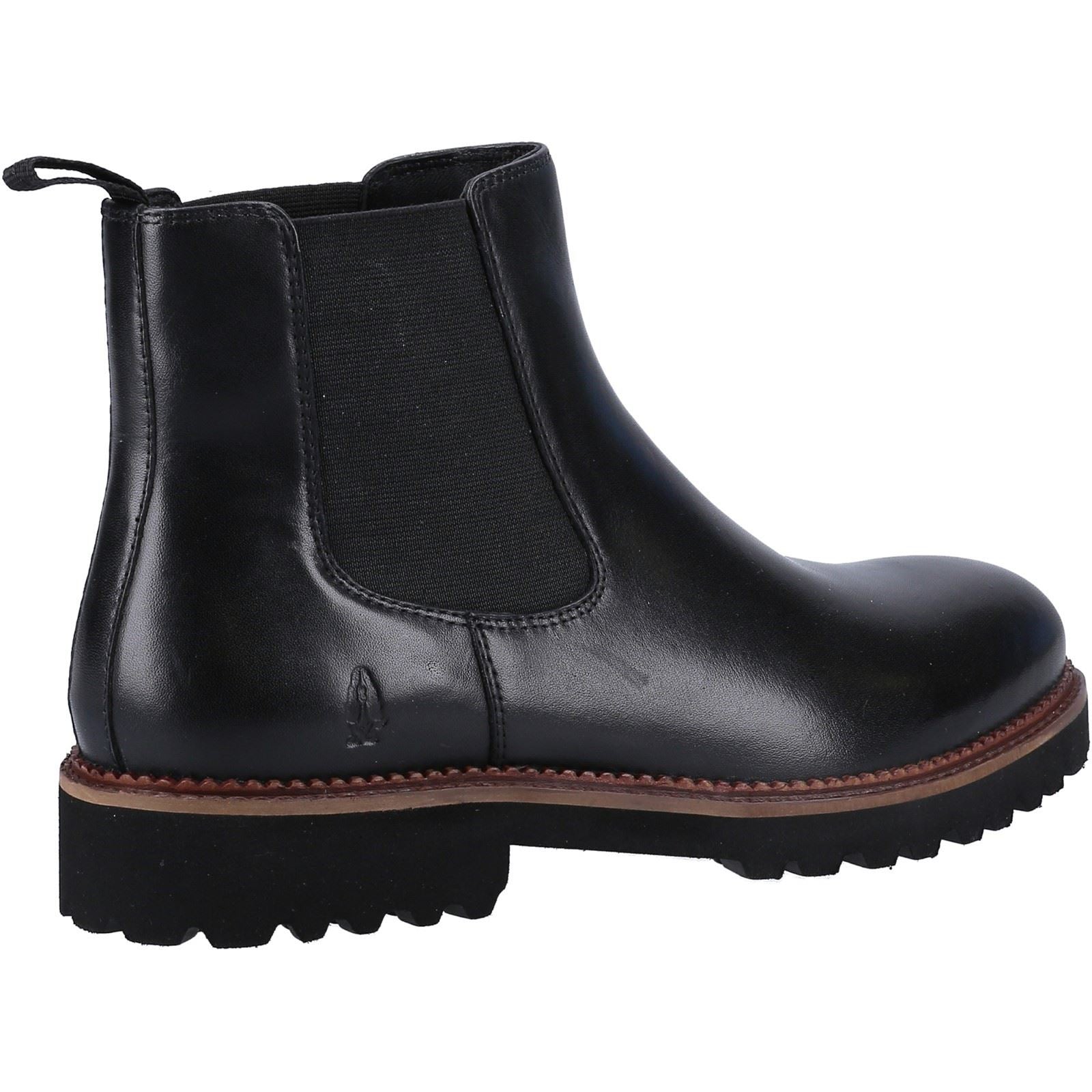 Hush Puppies Gwyneth Chelsea Damenstiefel Aus Schwarzem Wildleder
