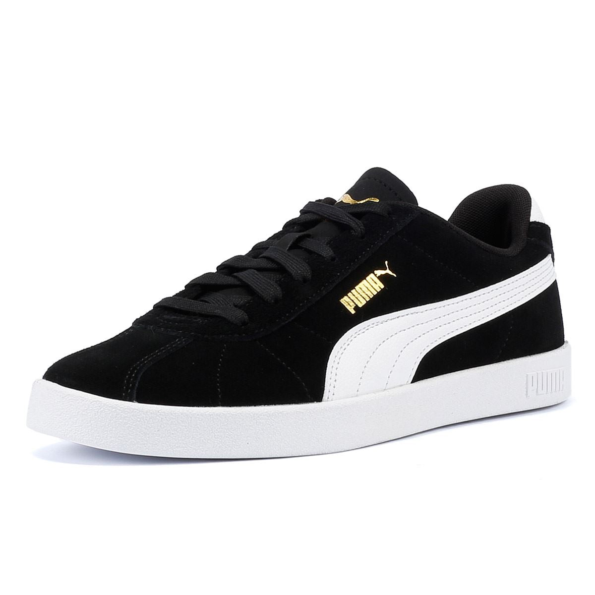 Puma Club II Schwarze Wildleder-Sneakers
