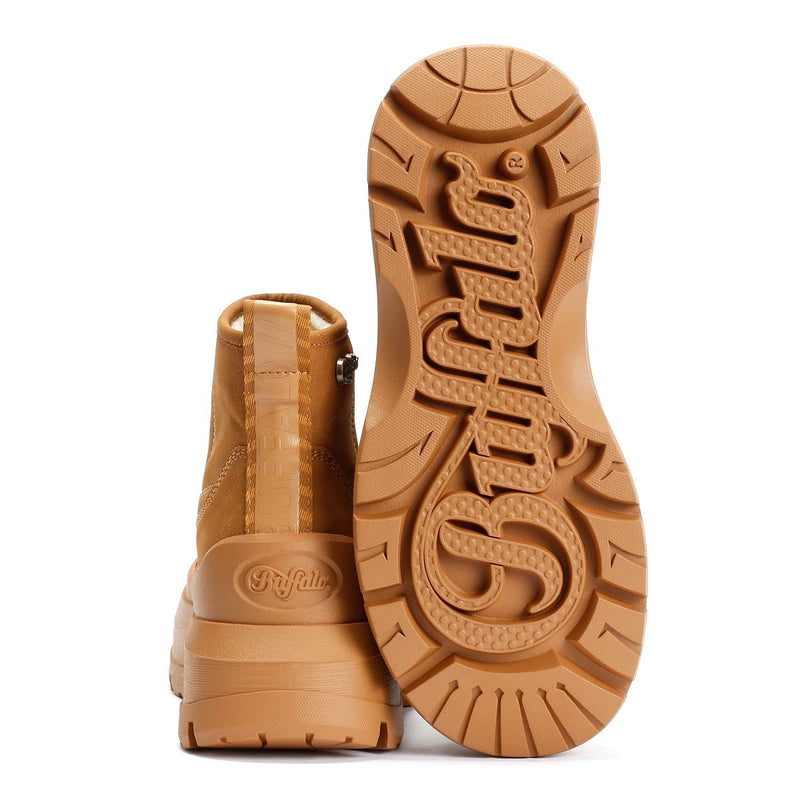 Buffalo Olympia Pull On LO Warm Damen Braune Stiefel