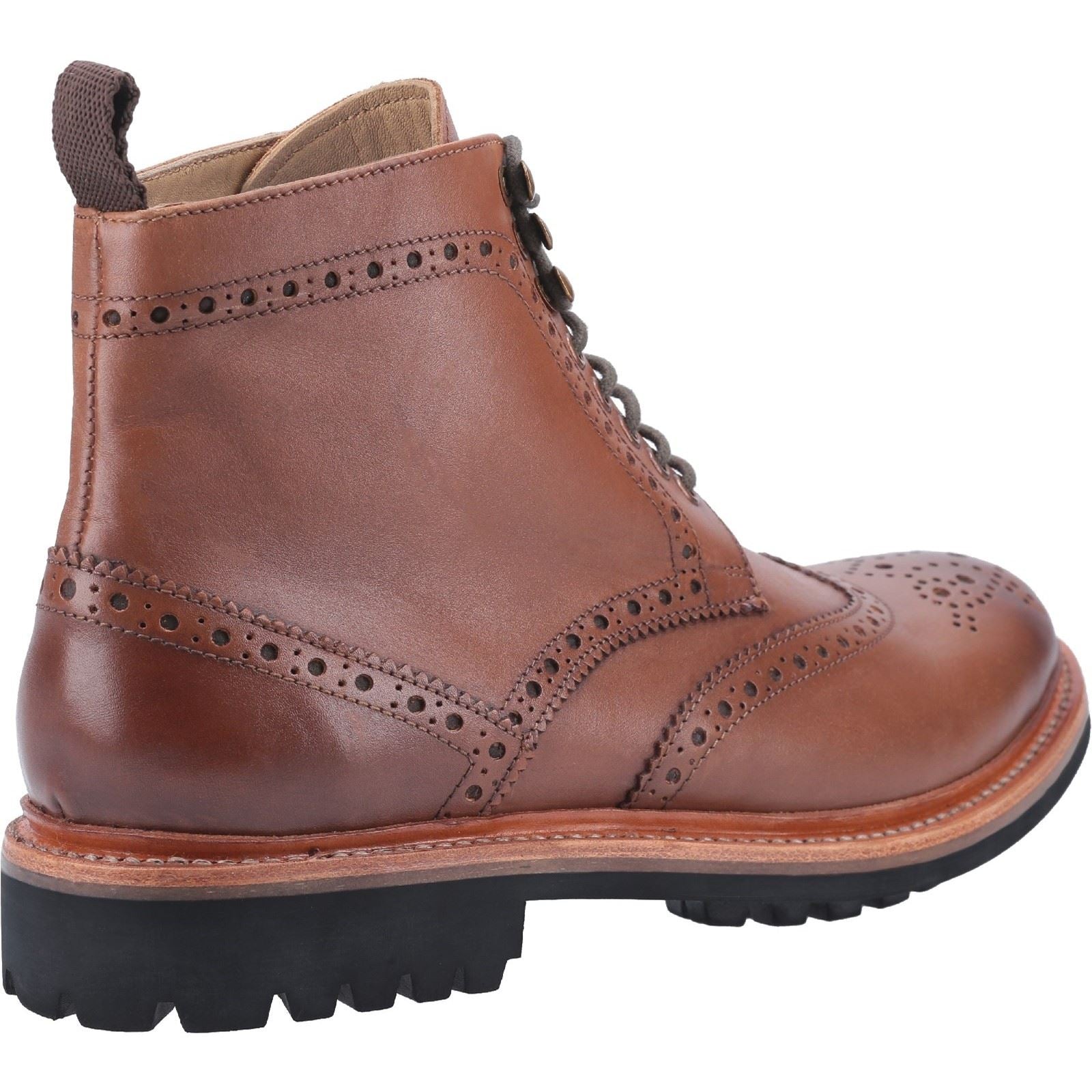 Cotswold Rissington Commando Braune Herrenstiefel Aus Leder
