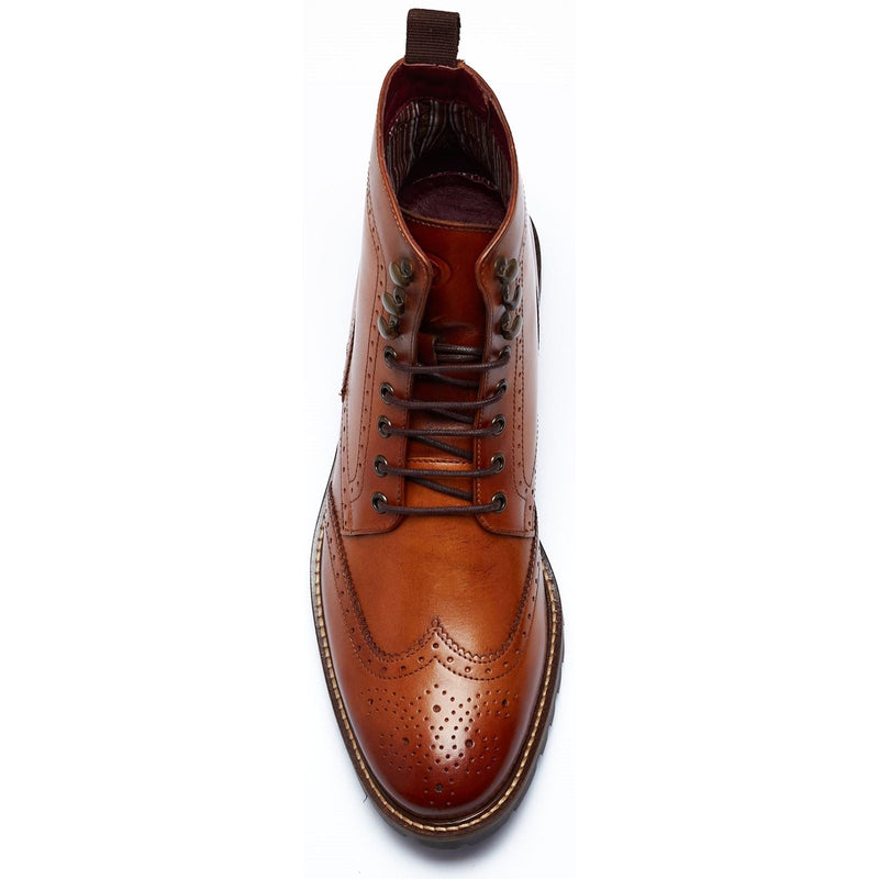 Base London Boone Leder Herren Stiefel In Tan