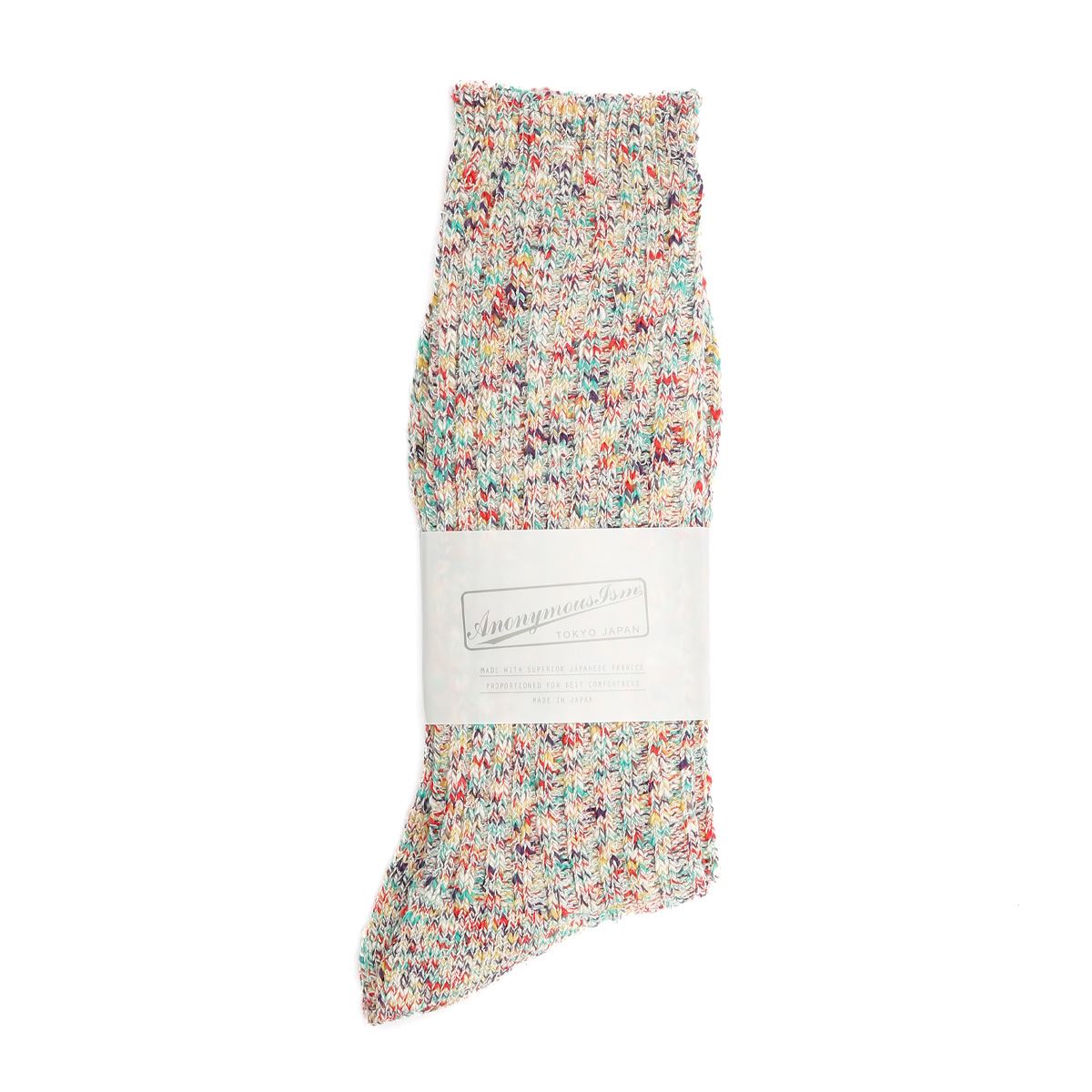 Anonymous Ism Homespun Art Yarn Crew Baumwollsocken Für Herren In Verschiedenen Farben Bis Zur Wade