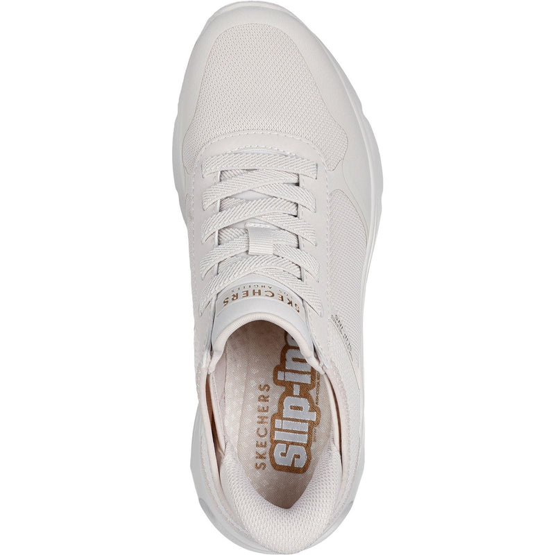 Skechers Tres-Air Uno Easy Steppers Textile Damen Sneaker In Off-Weiß