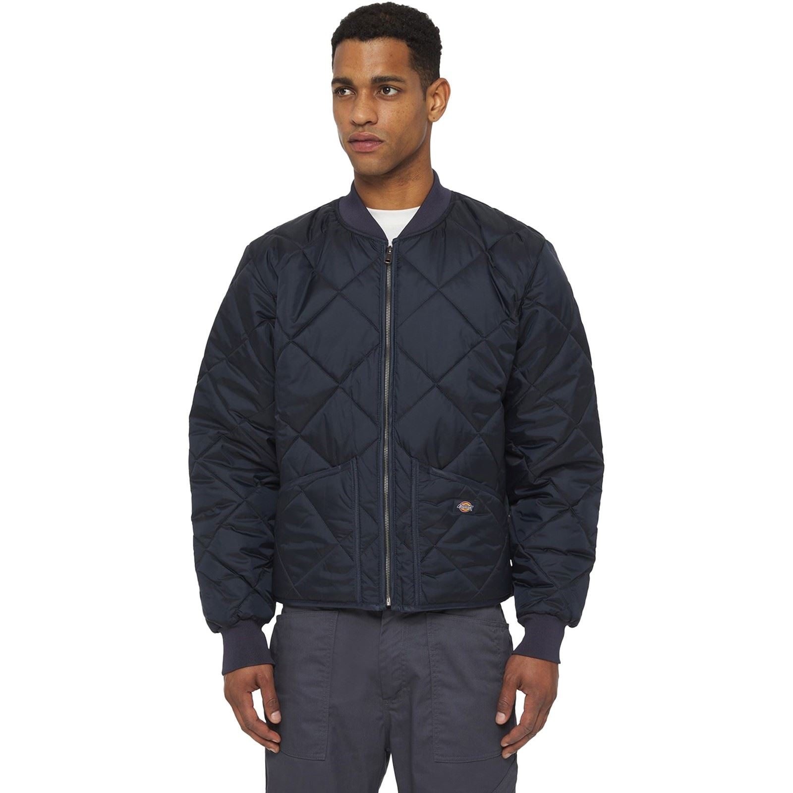 Dickies Diamond Herren Blaue Gesteppte Jacke