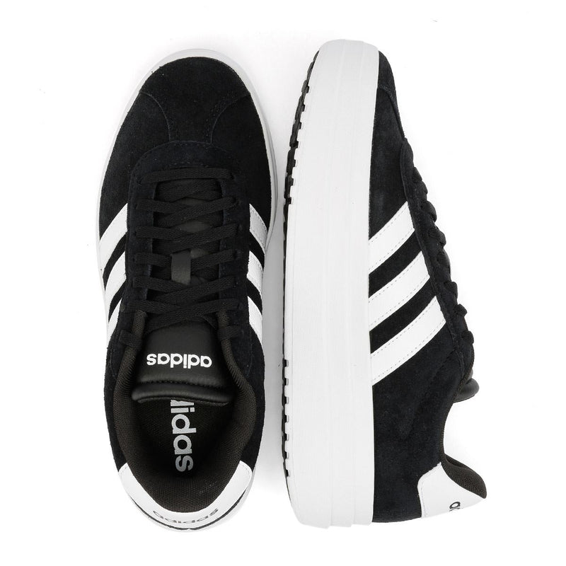 Adidas VL Court Bold Damen Sneaker Aus Schwarzem Leder