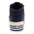 Rocket Dog Jazzin Hi Baumwoll-Damensneaker In Marineblau