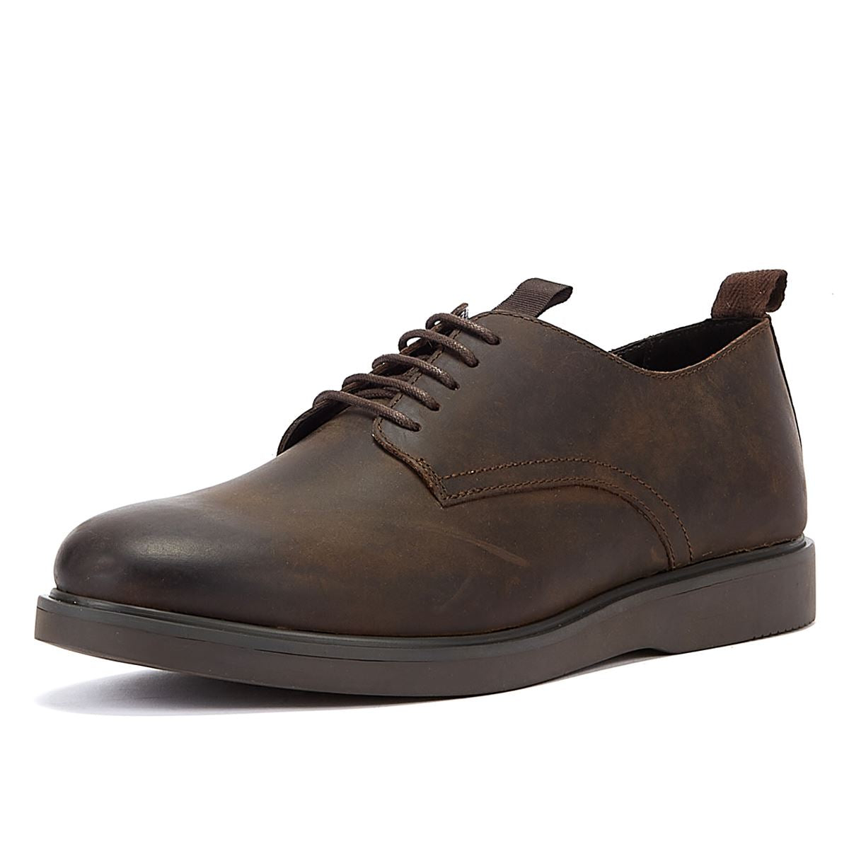 Hudson Barnstable Verrückte Lederschuhe Für Herren In Braun Zum Schnüren
