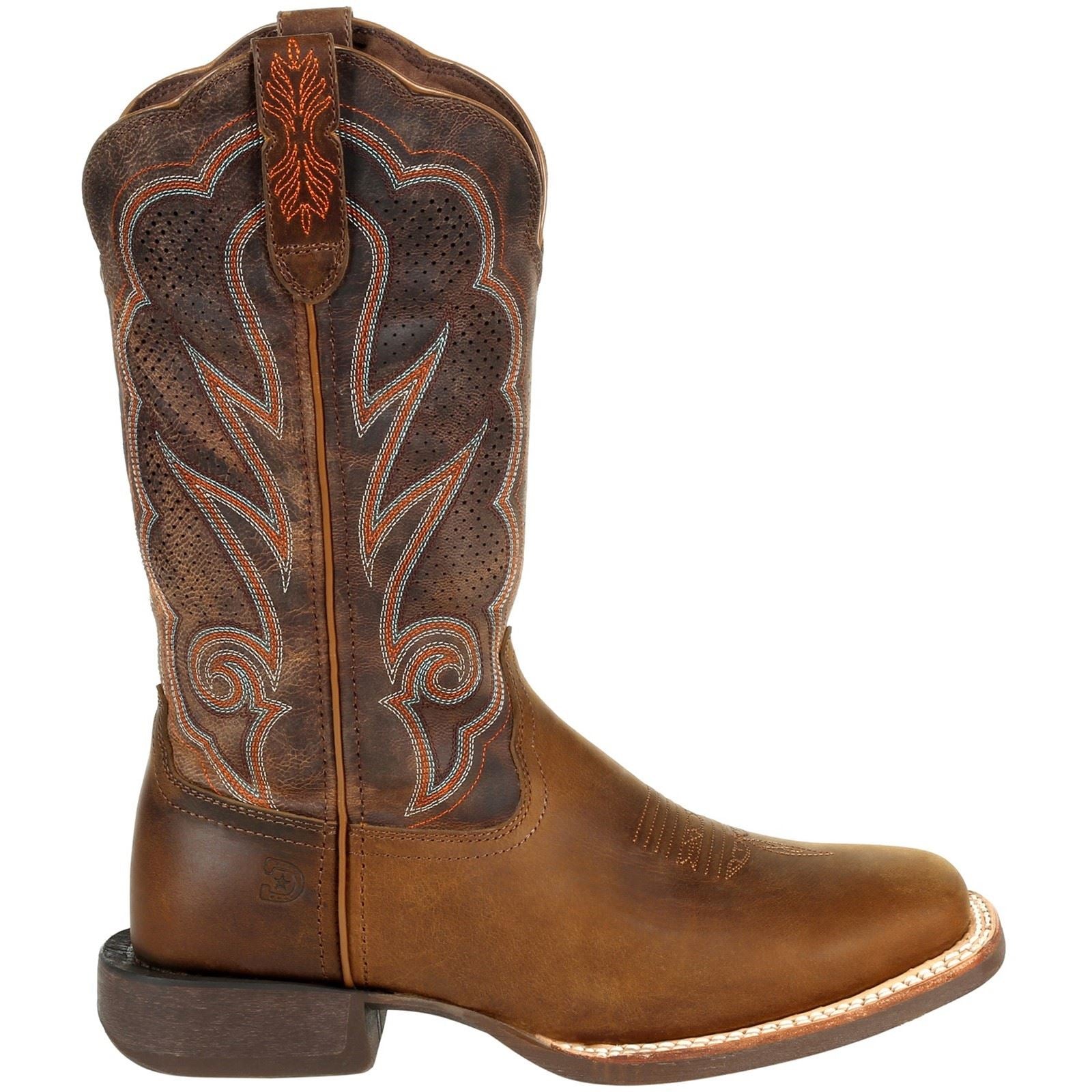 Durango Rebel Pro Damenstiefel Aus Cognacfarbenem Leder Im Used Look
