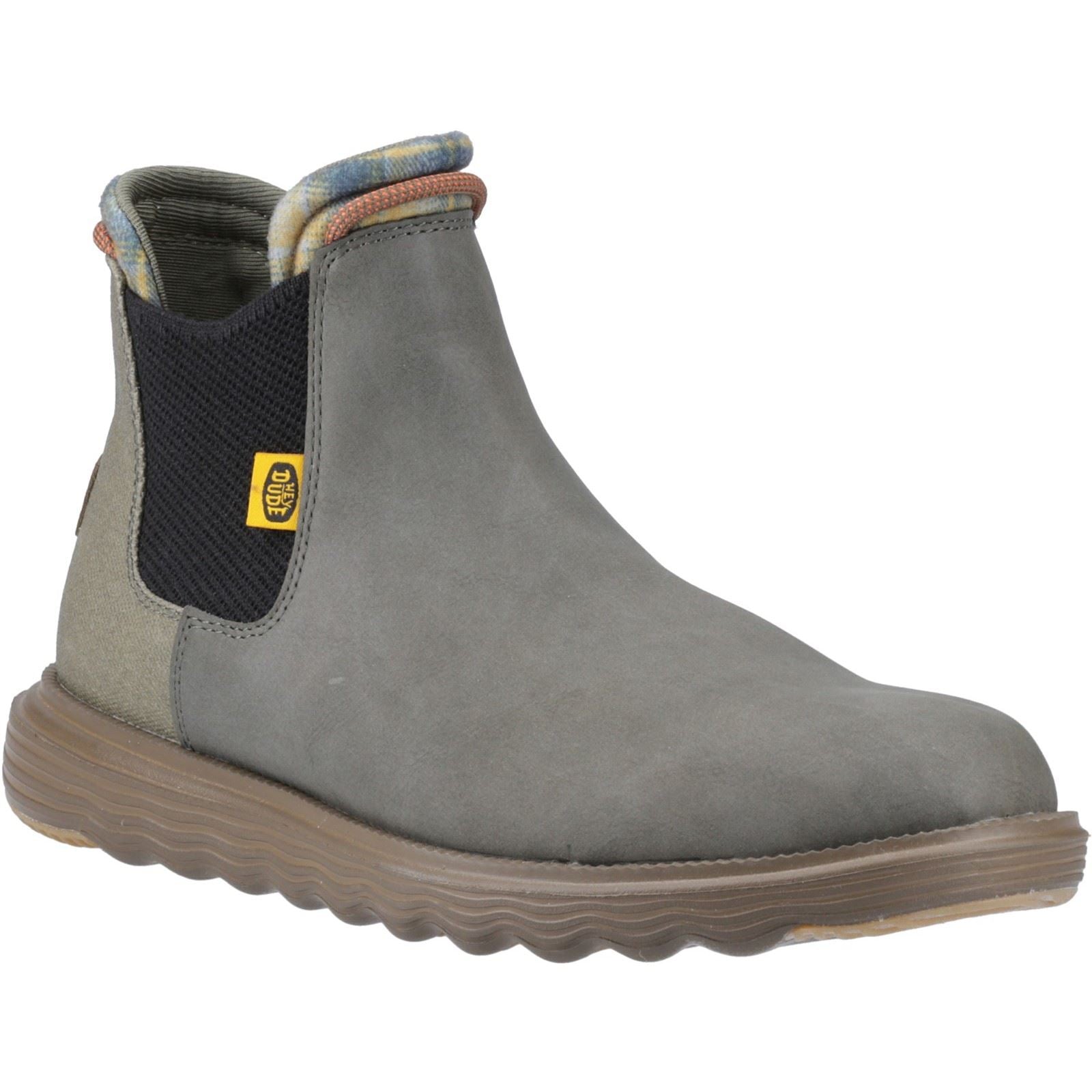 HEYDUDE Branson Classic Herrenstiefel In Dunkeloliv/Espresso